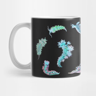 Nudibranch Set Ernst Haeckel Day-Glo Colors Mug